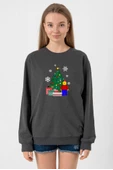 Lego Man Christmas Füme Kadın 2ip Sweatshirt - 1