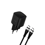 LinkTech G844 Premium 25W QC4.0 GaN Type-C Kablolu Şarj Aleti Set - 1
