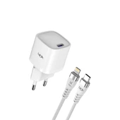 LinkTech G841 Premium 20W QC4.0 GaN Lightning Kablolu Şarj Aleti Set - 1