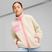 Puma Hybrid Sherpa Beyaz/Pembe Çocuk Mont - 626504 87 - 1