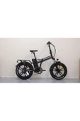 Kron Elektron Zuma 20 Jant Katlanabilir 36 Volt 350 Watt Elektrikli Bisiklet Siyah thumbnail 2