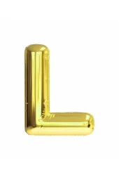 Nedi Folyo Balon 100 Cm Harf Şişirilmemiş Altın (L Harfi) - 1