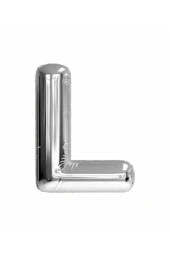 Nedi Folyo Balon 100 Cm Harf Şişirilmemiş Gümüş (L Harfi) - 1