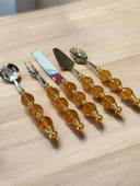 Royking Rustik 5 Parça Servis Seti Bal Gold EYM 066 - 1