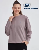 Skechers W Soft Touch Eco Crew Neck Sweatshirt S232181 Kadın Sweatshirt - 14