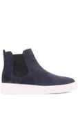 Shoetyle - Lacivert Hakiki Deri Süet Erkek Chelsea Bot   250-041 - 4