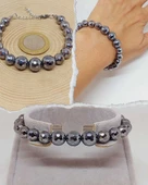 Parlayan Yıldızlar Serisi Terahertz Taşı Tasarım Bileklik thumbnail 1