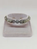 Parlayan Yıldızlar Serisi Labradorit Taşı Tasarım Bileklik thumbnail 4