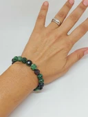 Parlayan Yıldızlar Serisi Anyolit (Rubizoit – Rubyzoisit) Taşı Tasarım Bileklik thumbnail 2