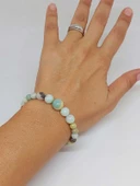 Galaksi Serisi Amazonit Taşı Tasarım Bileklik thumbnail 2