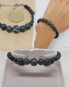 Galaksi Serisi Serpantin (Yılan) Taşı Tasarım Bileklik thumbnail 1