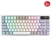 ASUS ROG Azoth ROG NX Snow Switch RGB Kablosuz Türkçe Mekanik Beyaz Gaming Klavye thumbnail 1