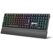 GameBooster G908 Bolt Rainbow Aydınlatmalı Blue Switch Mekanik Bileklikli Oyun Klavyesi - 3