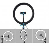 10inç 26cm Youtube Instagram Tiktok Selfie  Stüdyo Video Fotoğraf Ring Light  Tripod Led Halka Işık - 2