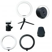 10inç 26cm Youtube Instagram Tiktok Selfie  Stüdyo Video Fotoğraf Ring Light  Tripod Led Halka Işık - 6
