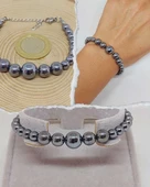 Galaksi Serisi Terahertz Taşı Tasarım Bileklik thumbnail 1