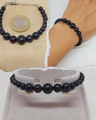 Galaksi Serisi Turmalin Taşı Tasarım Bileklik thumbnail 1