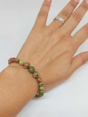 Galaksi Serisi Unakit Taşı Tasarım Bileklik thumbnail 2