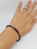 Galaksi Serisi Lal (Granat Garnet) Taşı Tasarım Bileklik thumbnail 2