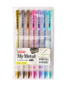 Dong A 0.7 Uçlu 7li Metal Tükenmez Kalem Seti - 1