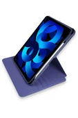 iPad Pro 11 İnç Uyumlu (2020) 360° Dönebilen Standlı Kalemlikli Kılıf - 3