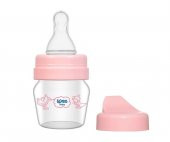 Wee Baby 0-6 Ay Mini Cam Alıştırma Bardağı Seti 30 Ml - Pembe - 1
