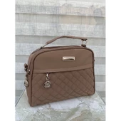 3 Fermuarlı Ayarlanabilir Uzun Askılı. Buzi Deri İçi Astarlı Çanta thumbnail 6