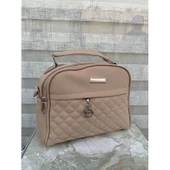 3 Fermuarlı Ayarlanabilir Uzun Askılı. Buzi Deri İçi Astarlı Çanta thumbnail 8