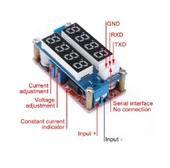 XL4015 Ayarlanabilir Voltaj ve Akım Kontröllü Güç Kaynağı Voltmetre Ampermetre Göstergeli Step-Down thumbnail 5