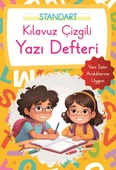 Kılavuz Çizgili Yazı Defteri Küçük Boy - Turuncu - 1