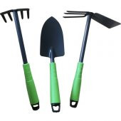 3lü Bahçe Seti Tırmık Çapa Kürek Mini Bahçe Seti ÜCRETSİZ KARGO - 2