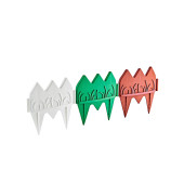 BAHÇE ÇİTİ DEKORATİF RENKLİ 17 CM UZUNLUK X 8 ADET  136 CM - 4