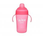 Wee Baby Colorful Akıtmaz Kulplu Bardak Pembe 240ML - 1