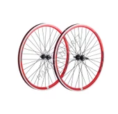 Hsgl Bisiklet 26 mtb Kırmızı çift Kat V Fren 36 D Jant 7 li Ruble Seti Hazır Akort Yapılı - 2