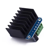 24v 40a Çift Bts7960b Dc Motor Sürücü Modül Pwm H Köprü Yüksek Akım 43a Büyük Soğutucu Selenoid thumbnail 3