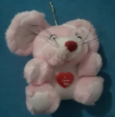 Peluş oyuncak araba süsü pembe - 2