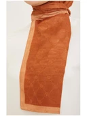 Trend Monogram Şal 2-132 - Kiremit - 2
