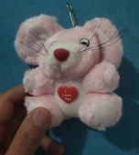 Peluş oyuncak araba süsü pembe - 1