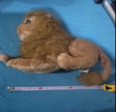 Peluş vahşi aslan sesli ışıklı 40 vm - 1