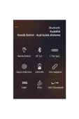 As10 Plus 35 Gr Ağırlık Suya Dayanıklı Sporcu Bluetooth Kulaklık - 9