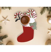 Noel Çorabı Şeklinde Sunumluk - Yılbaşı, Noel, Özel Etkinlik, Sunumluk - 1