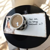 Patili Dostlarımız Kahve & Çay Sunumluğu - Ahşap Sunumluk - 2