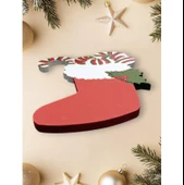 Noel Çorabı Şeklinde Sunumluk - Yılbaşı, Noel, Özel Etkinlik, Sunumluk - 2