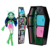 Orjinal Monster High Bebekleri Gizemli Arkadaşlar Neon Monster High Seri 3 Bebekleri Ghoulia thumbnail 1