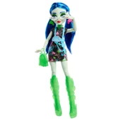 Orjinal Monster High Bebekleri Gizemli Arkadaşlar Neon Monster High Seri 3 Bebekleri Ghoulia thumbnail 5