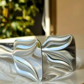 Hometarz İnox Metal Pasta Maşası Paslanmaz Çelik 21 CM - 6