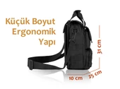 Protector Plus Çok Gözlü Postacı Çanta (Siyah) - 3