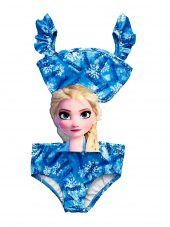 Frozen Elsa Kız Çocuk Mayo Mayokini - 1