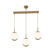 Apliqa Mirsad 3Lü Sıralı Eskitme Tekli Retro Modern Sarkıt Avize thumbnail 2