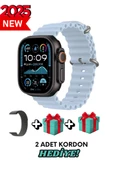 Apple iPhone X Uyumlu Akıllı Saat Watch ULTRA2 49MM Kordon Hediyeli - Son Versiyon - 1